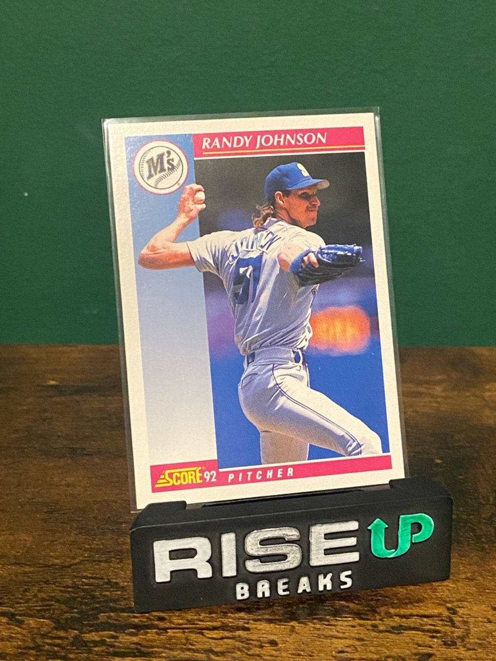 Randy Johnson 1992 Score Baseball Card - Seattle Mariners.